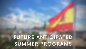 Future Anticipated Summer Prgm